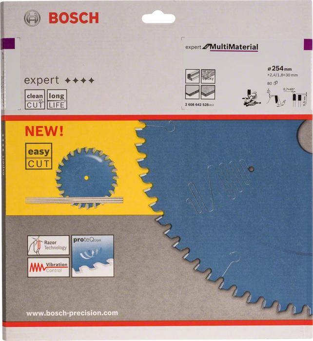 Bosch | Circular Saw Blade EX MU B 254X30mm 80T