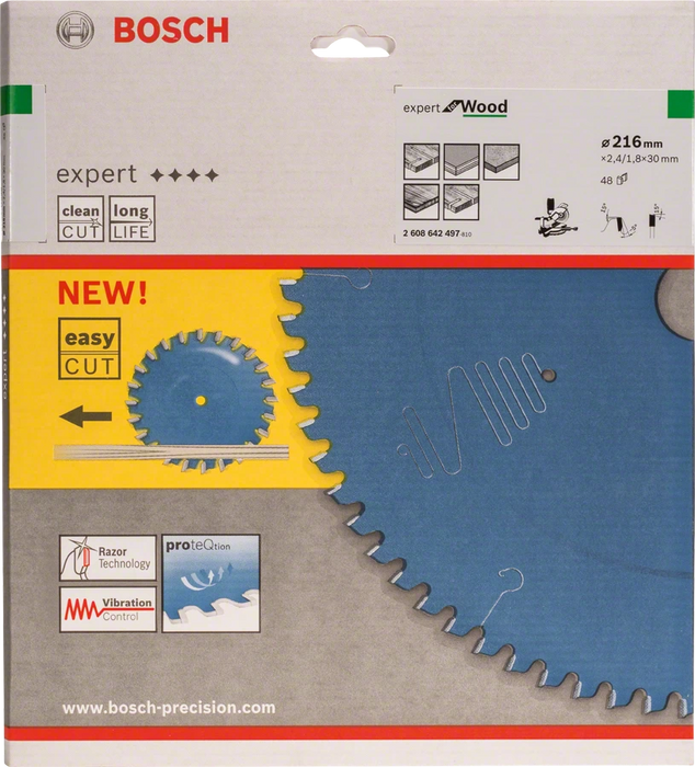 Bosch | Circular Saw Blade EX WO B 216X30mm 48T