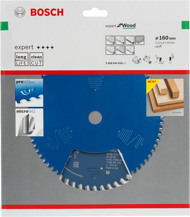 Bosch | Circular Saw Blade EX WO H 160X20mm 48T