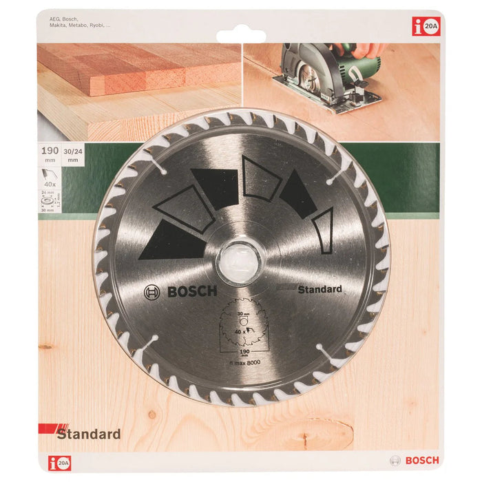 Bosch | Circular Saw Blade GT WO H 190X30mm 40T