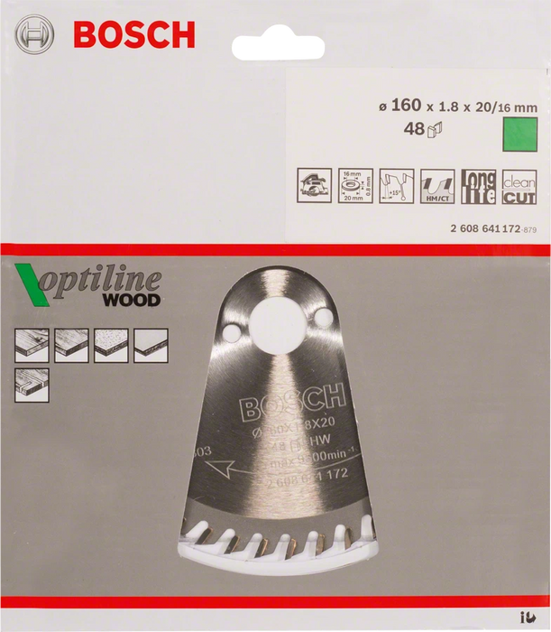 Bosch | Circular Saw Blade OP WO H 160X20mm 48T