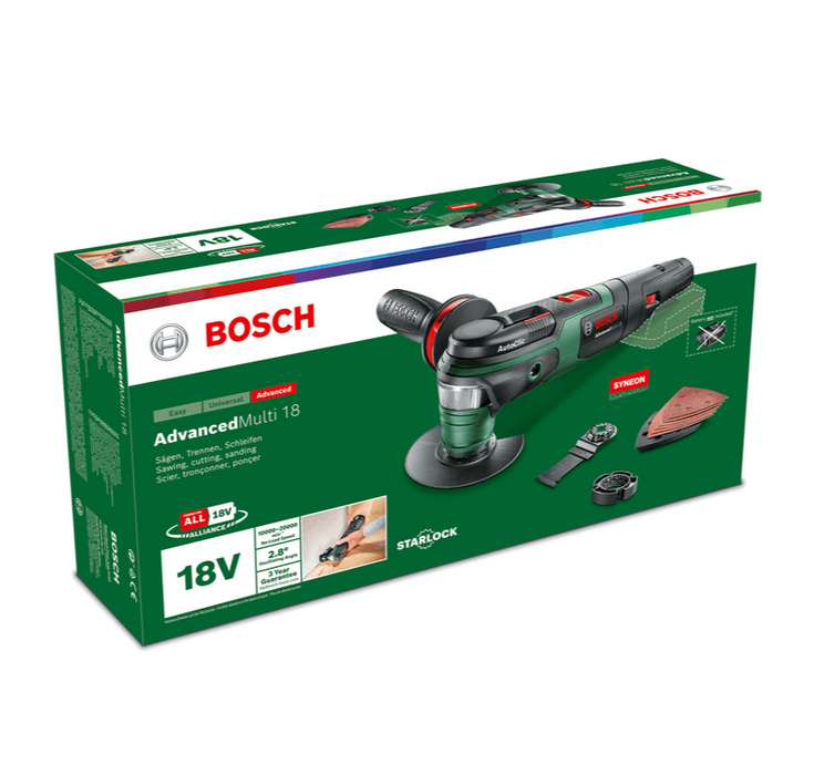 Bosch DIY | AdvancedMulti 18 Oscillating Tool 18V Solo (Online Only) - BPM Toolcraft