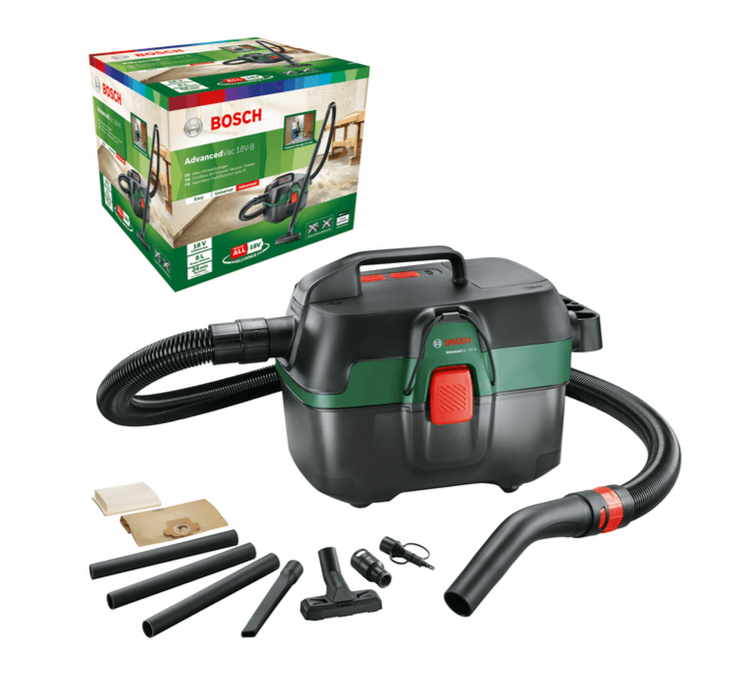 Bosch DIY | AdvancedVac 18V-8 Vacuum Cleaner 18V (Online Only) - BPM Toolcraft