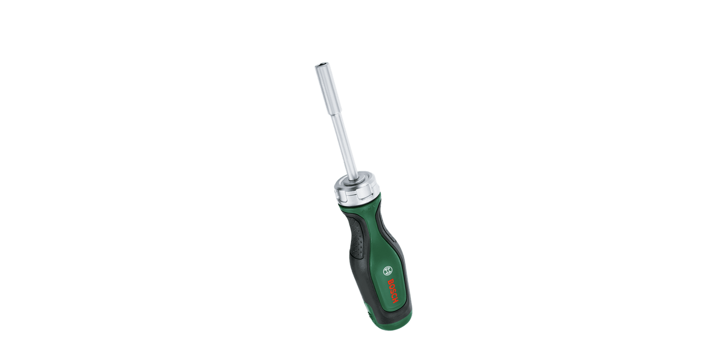 Bosch DIY | Screwdriver Ratchet with 12 Bits (Magazine 1)