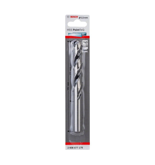 Bosch | Drill Bit HSS PointTeQ 12,0mm 1Pc (Online Only) - BPM Toolcraft