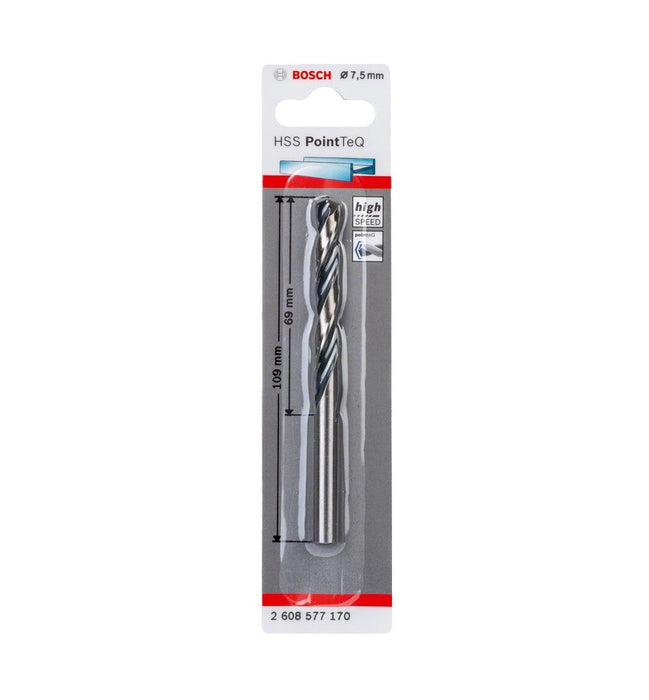 Bosch | Drill Bit HSS PointTeQ 7,5mm 1Pc (Online Only) - BPM Toolcraft