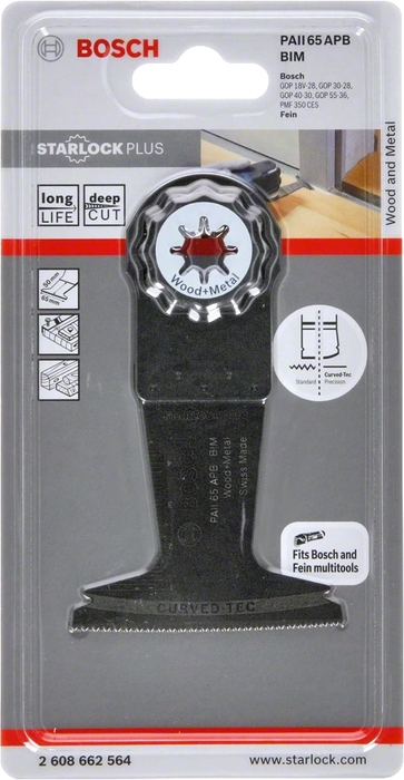 Bosch Professional | Blade Multitool C-Tec PAII 65 APB BIM 1Pc