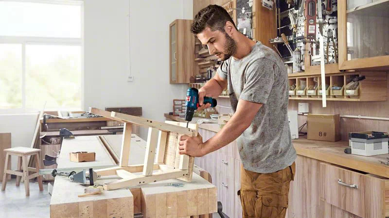 Bosch Professional | Cordless Drill GSB 120-LI, 2 x 12V 2,0Ah Batteries & Charger - BPM Toolcraft