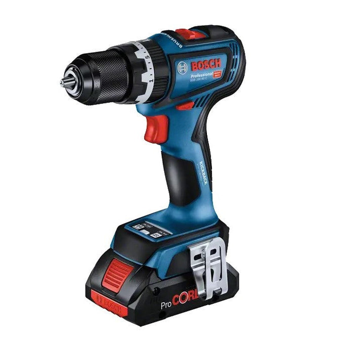 Bosch Professional | Cordless Drill GSB 18V-90 C + 2 x 5.0Ah Batt & Charger