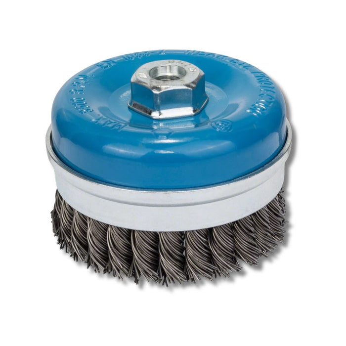 Bosch Professional | Cup Brush 100mm Knotted M14 0.8mm Steel