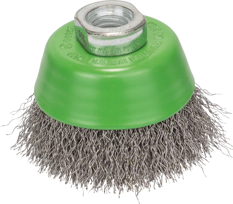 Bosch Professional | Cup Brush 65mm Crimped M14 0.3mm Inox