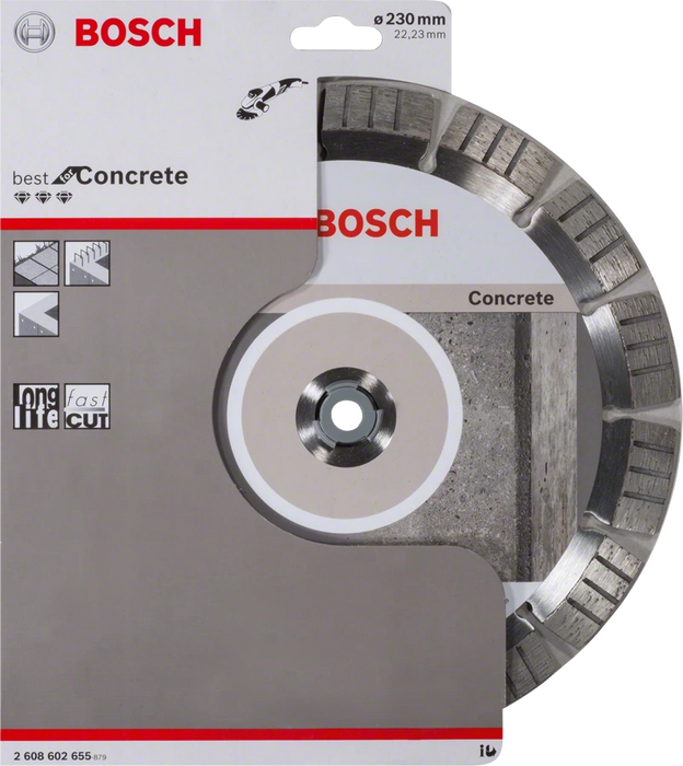 Bosch Professional | Cutting Disc Best for Concrete 230 X 22,23 X 2,4 X 15mm Segmented