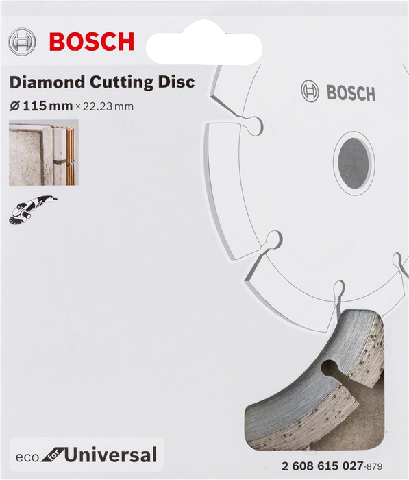 Bosch Professional | Cutting Disc Eco for Univ. 115 X 22,23mm Segmented