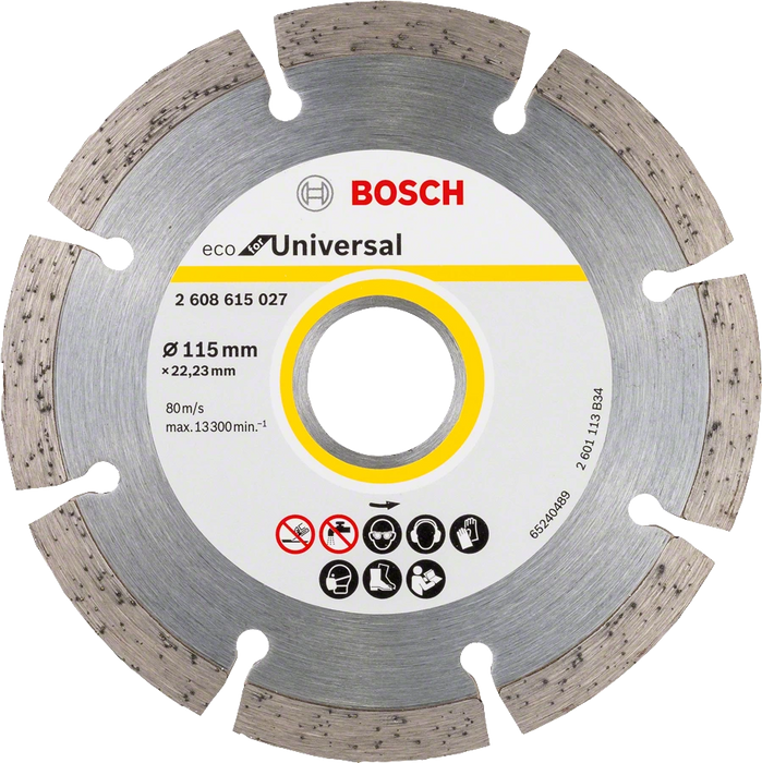 Bosch Professional | Cutting Disc Eco for Univ. 115 X 22,23mm Segmented