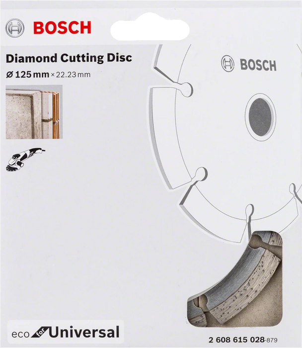 Bosch Professional | Cutting Disc Eco for Univ. 125 X 22,23mm Segmented