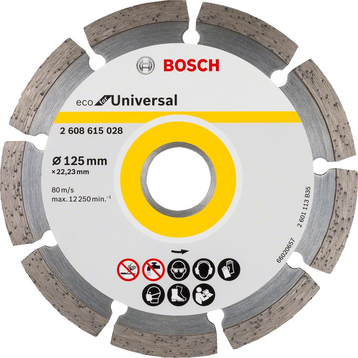 Bosch Professional | Cutting Disc Eco for Univ. 125 X 22,23mm Segmented