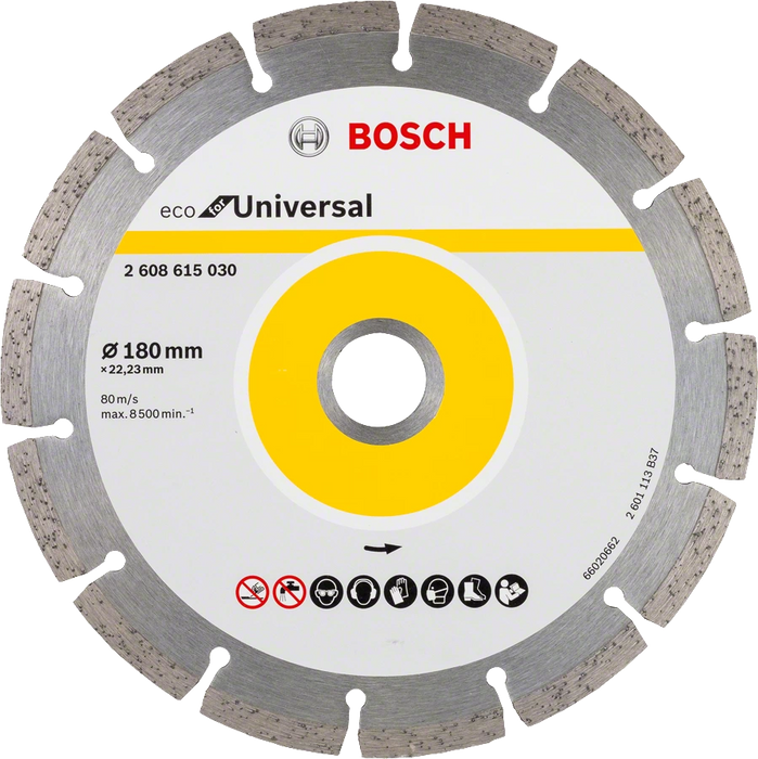 Bosch Professional | Cutting Disc Eco for Univ. 180 X 22,23mm Segmented