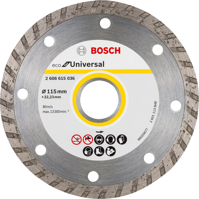 Bosch Professional | Cutting Disc Eco for Univ. Turbo 115 X 22,23mm Continuous Rim