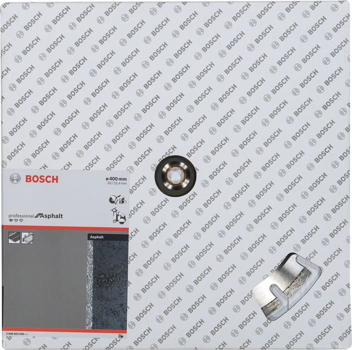 Bosch Professional | Cutting Disc Std for Asphalt 400X20/25,40X3,6X10mm Segmented