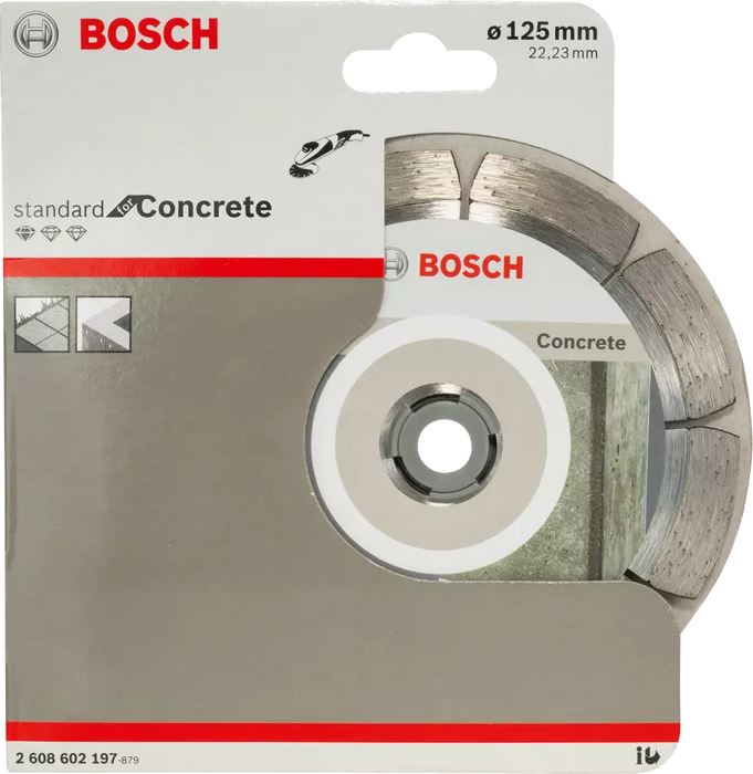 Bosch Professional | Cutting Disc Std for Concrete 125X22,23X1,6X10mm Segmented