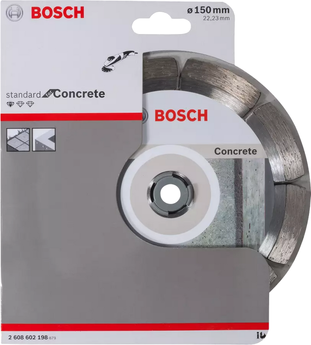 Bosch Professional | Cutting Disc Std for Concrete 150X22,23X2,0mm Segmented