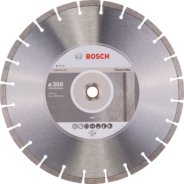 Bosch Professional | Cutting Disc Std for Concrete 305X20/25,40X2,8X10mm Segmented