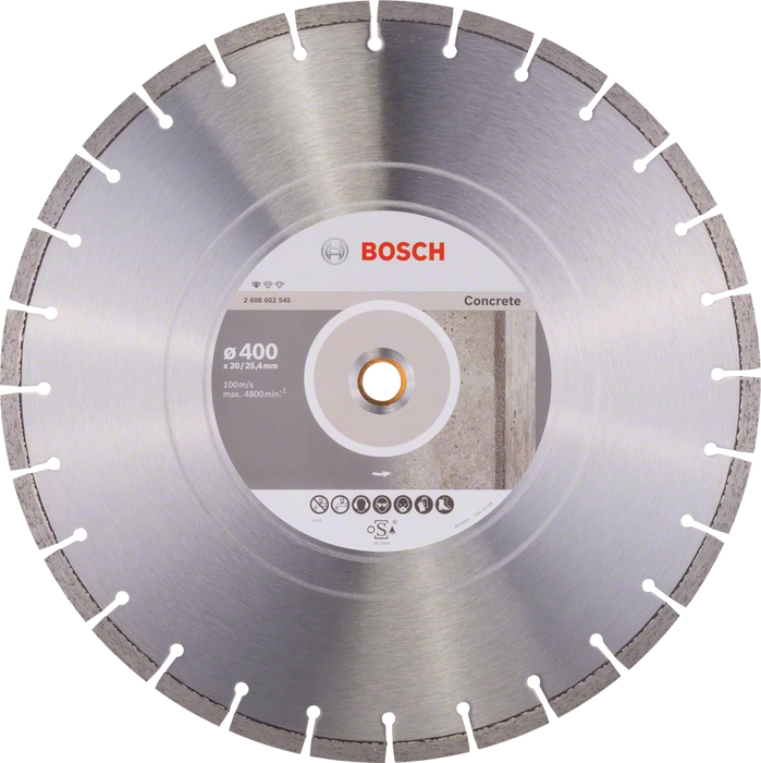 Bosch Professional | Cutting Disc Std for Concrete 400X20,00/25,40X3,2mm Segmented