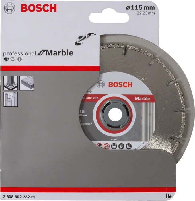 Bosch Professional | Cutting Disc Std for Marble 115X22,23X2,2X3mm Segmented