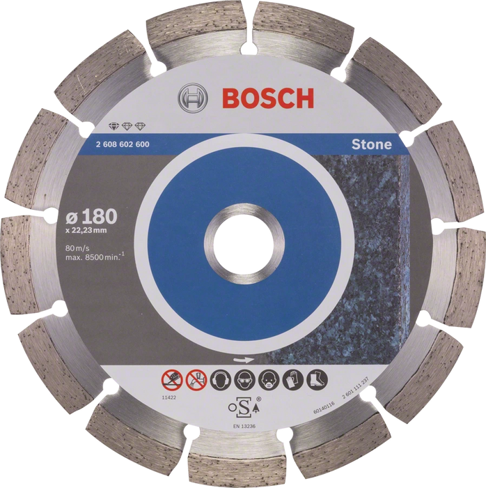 Bosch Professional | Cutting Disc Std for Stone 180X22,23X2mm Segmented