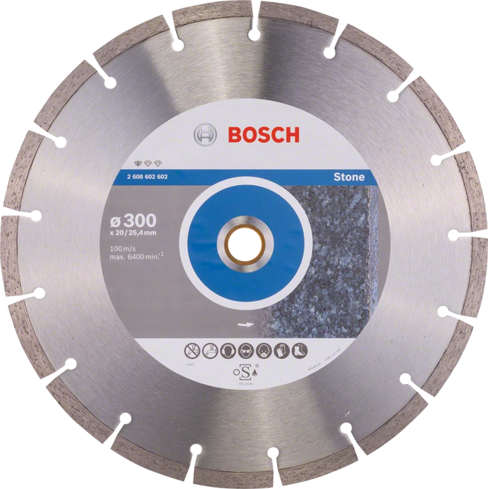 Bosch Professional | Cutting Disc Std for Stone 300X20,00+25,40X3,1mm Segmented