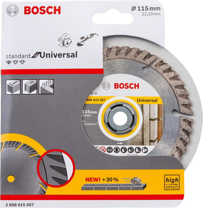 Bosch Professional | Cutting Disc Std for Univ. 115X22,23X2,0mm Segmented