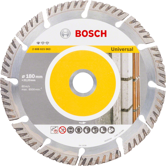 Bosch Professional | Cutting Disc Std for Univ. 180X22,23X2,4mm Segmented