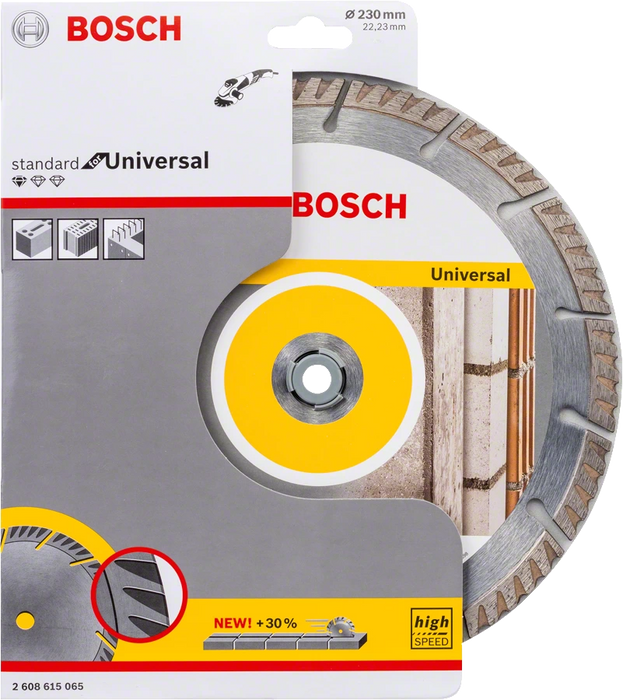 Bosch Professional | Cutting Disc Std for Univ. 230X22,23X2,6mm Segmented