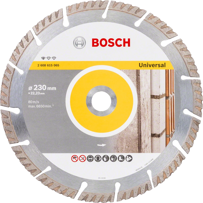 Bosch Professional | Cutting Disc Std for Univ. 230X22,23X2,6mm Segmented