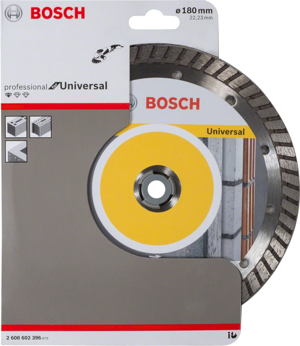 Bosch Professional | Cutting Disc Std for Univ. Turbo 180X22,23X2,5X10mm Continuous Rim