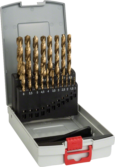 Bosch Professional | Drill Bit Set HSS-TiN-Coated 19Pc