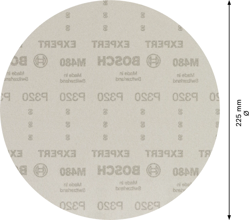 Bosch Professional | Ex25 Foi Abrazive Disc M480 225mm, G320