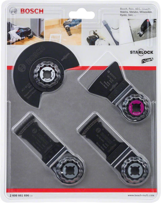 Bosch Professional | Floor & Installation Set for Multi-Tools 4Pc