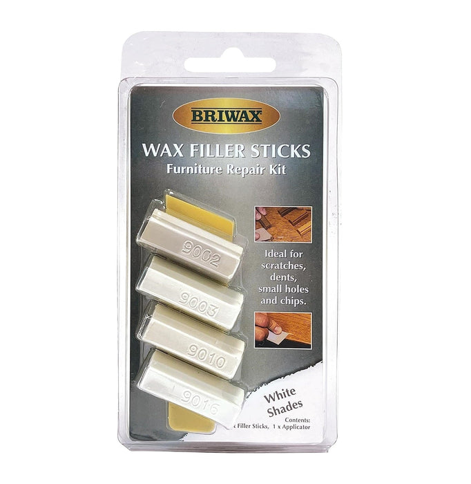 Briwax | Wax Filler Sticks Set of White Shades 4Pc