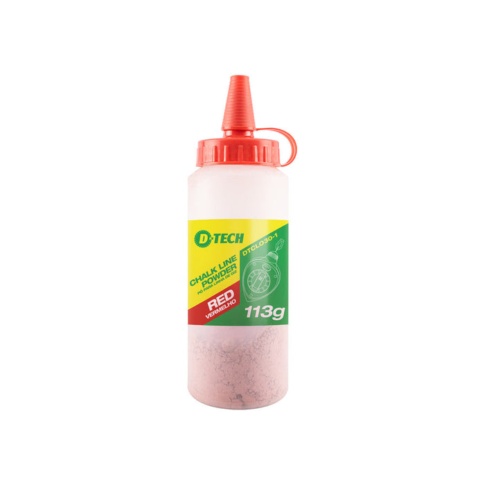 D-Tech | Chalk Refill 113g Red for Chalk Line Reel