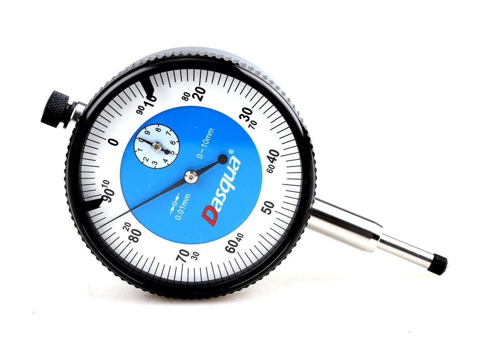 Dasqua | Dial Indicator 0-10mm, with Lug & Certificate - BPM Toolcraft