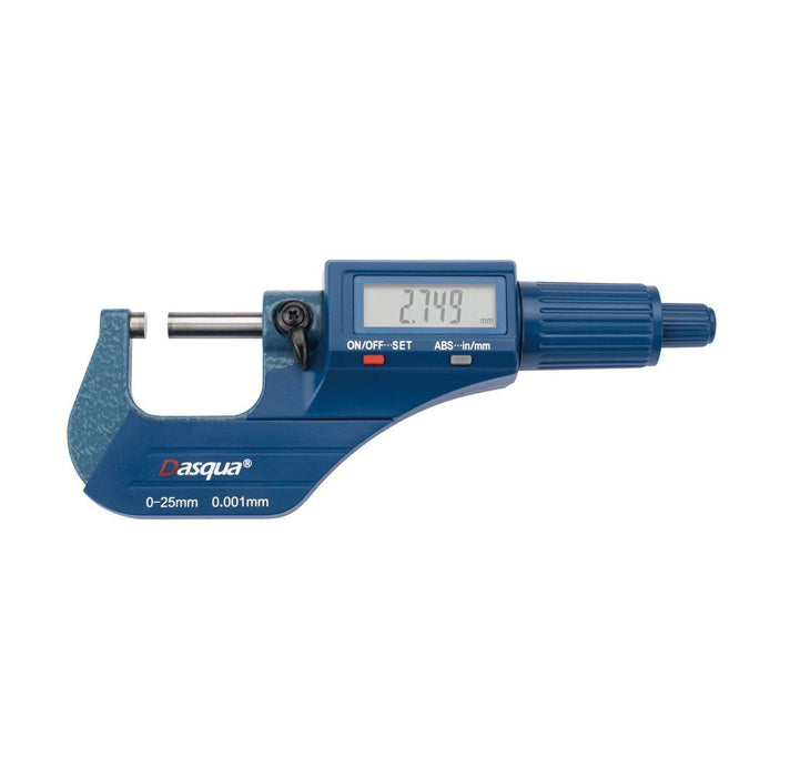 Dasqua | Digital Outside Micrometer Set 0-25mm - BPM Toolcraft