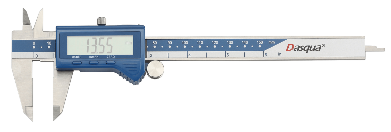 Dasqua | 150mm Digital Plastic Vernier Stainless Steel - BPM Toolcraft