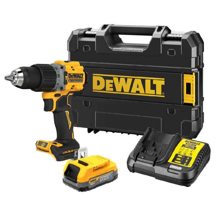 DeWalt | Cordless Hammer Drill 18V Brushless Powerstack DCD805E1T