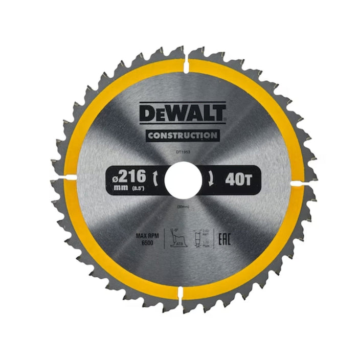 DeWalt | Saw Blade Mitre 216mm 40T