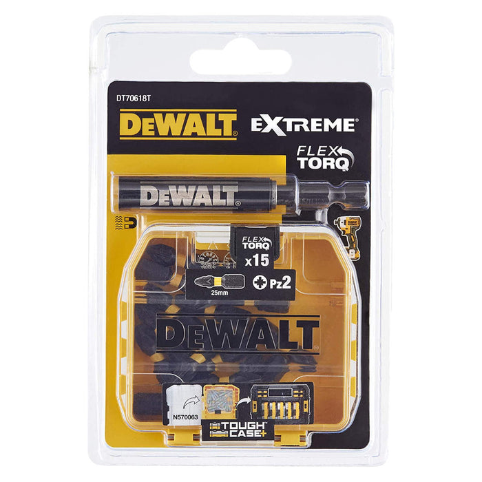 DeWalt | Screwdriver Bit PZ2 Bulk Pack Flextorq