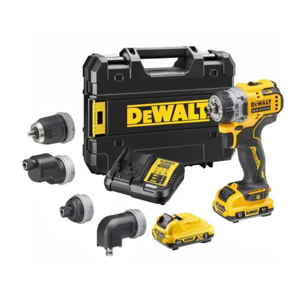 DeWalt | Cordless Drill With Multi-Head Driver Dcd703L2T-Qw