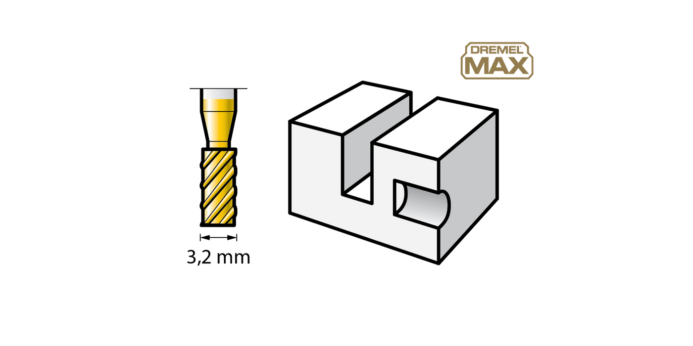 Dremel | Max 3.2mm Engraving Bit 2Pk 194DM