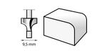 Dremel | Router Bit, Roundover (615) - BPM Toolcraft