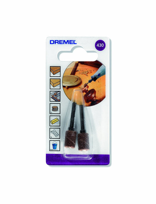 Dremel | Sanding Band Drum, 6.4mm 2Pk (430) - BPM Toolcraft